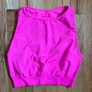 TALA Hot Pink High Neck Sports Bra